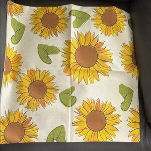 Sunflower Pattern pillow Cover